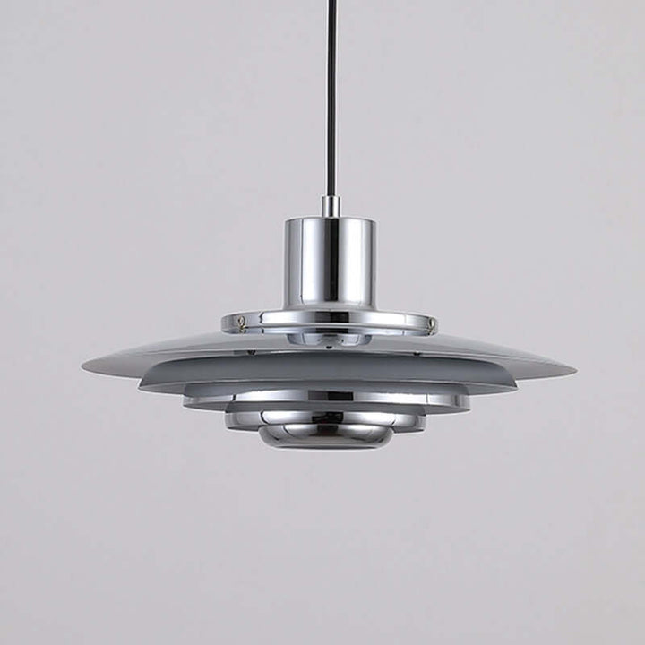 Moderne pendellampe i aluminium, skandinavisk design