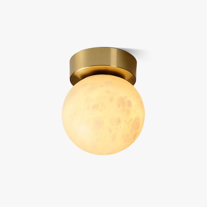 Måne lys alabaster loftlampe
