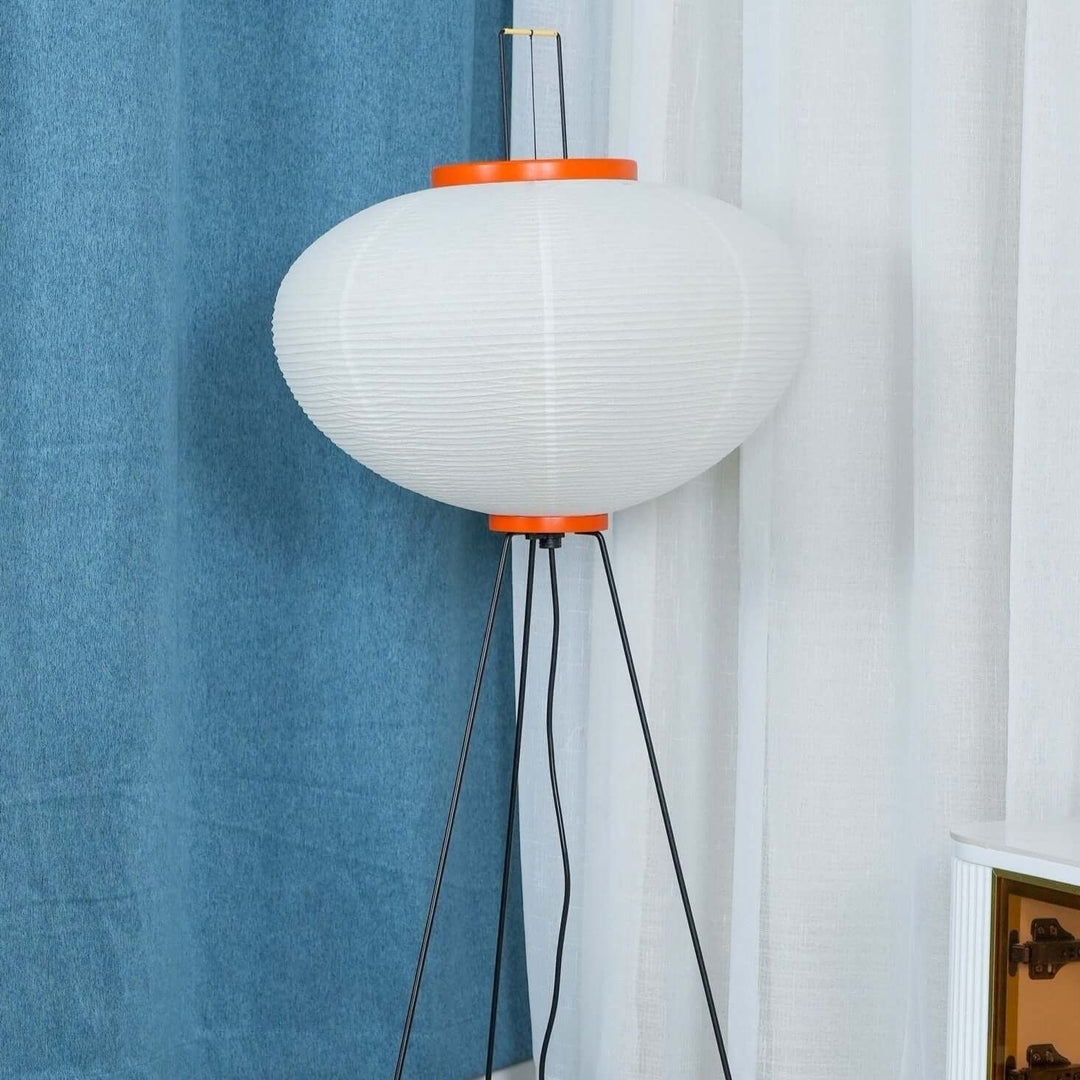 Lampadaire En Papier De Riz
