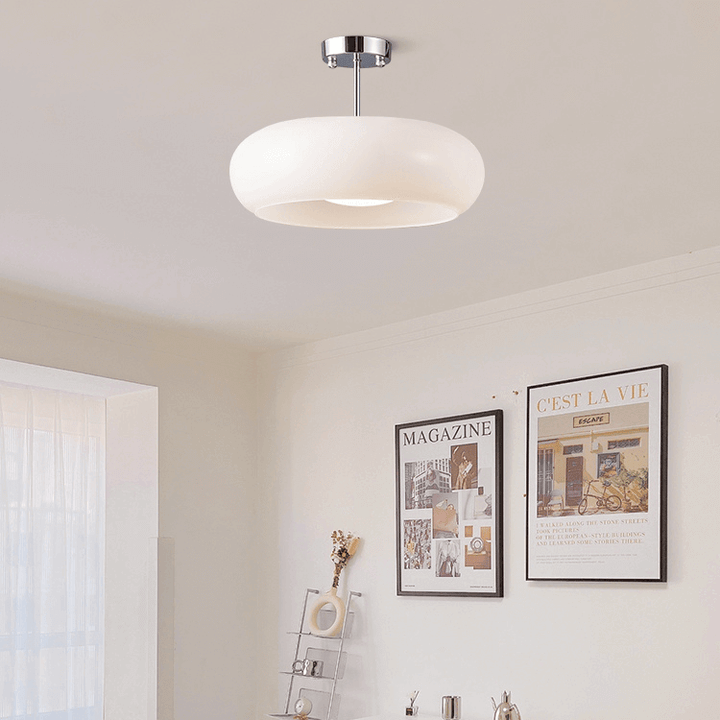 Vintage Loft Pendellampe - 28 cm Orange Glas