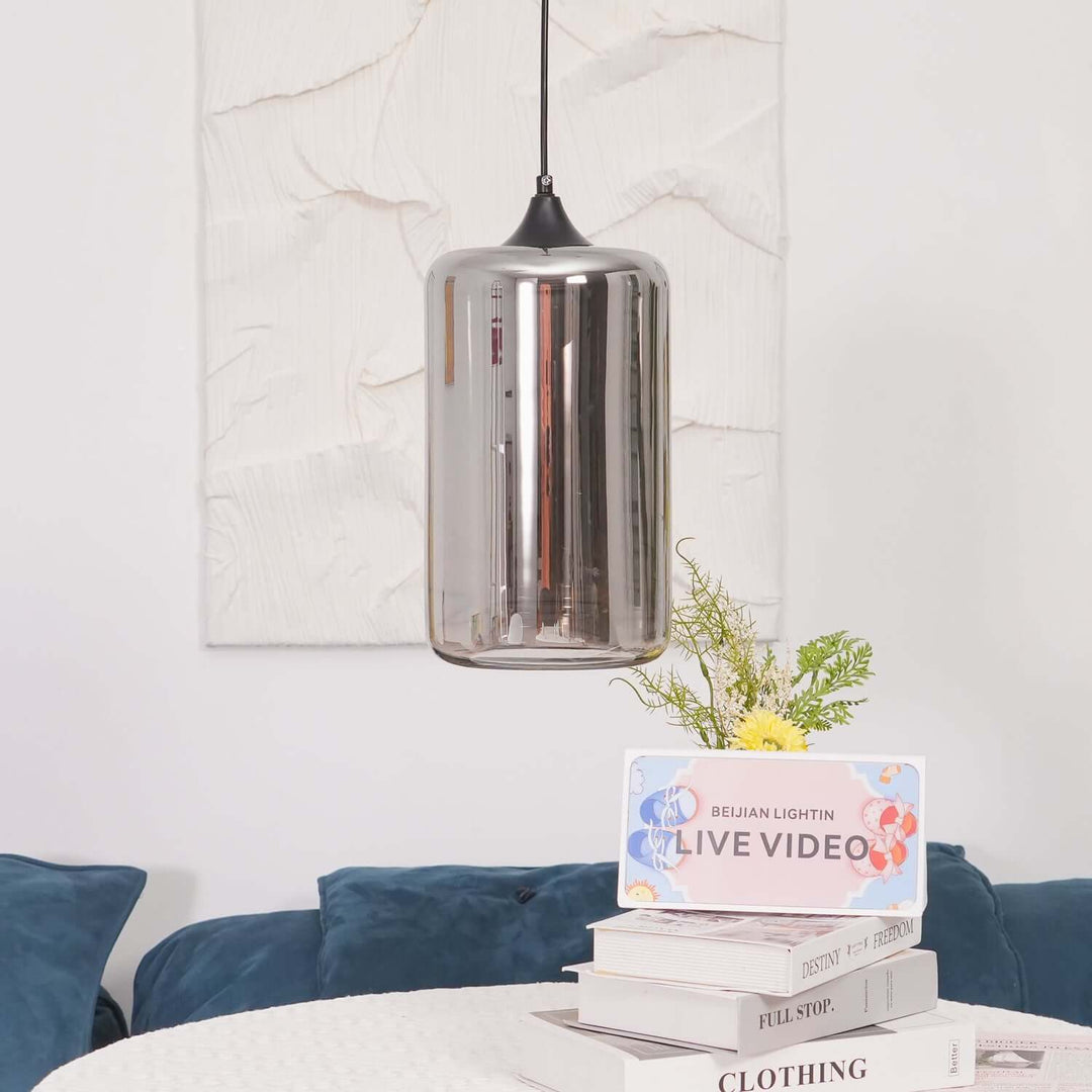 Moderne Glasflaske Pendellampe