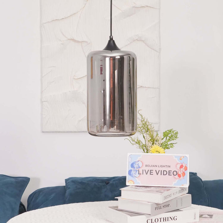 Moderne Glasflaske Pendellampe