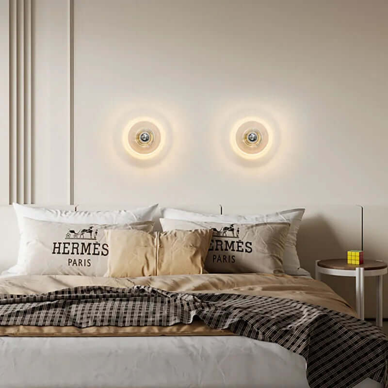 Vintage LED Væglampe i Glas