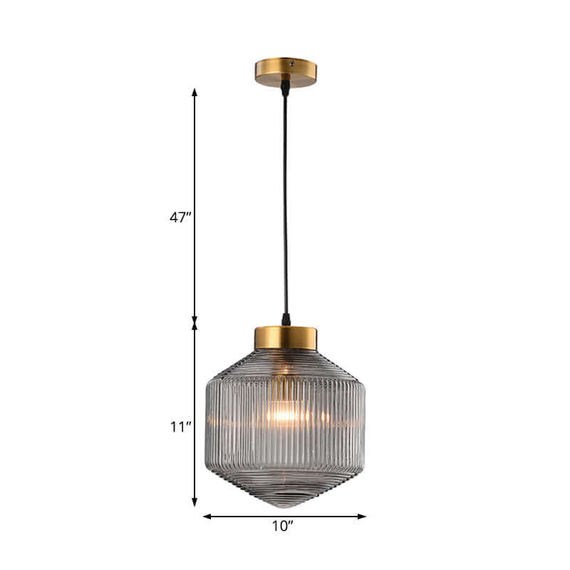 Moderne sylindrisk pendellampe