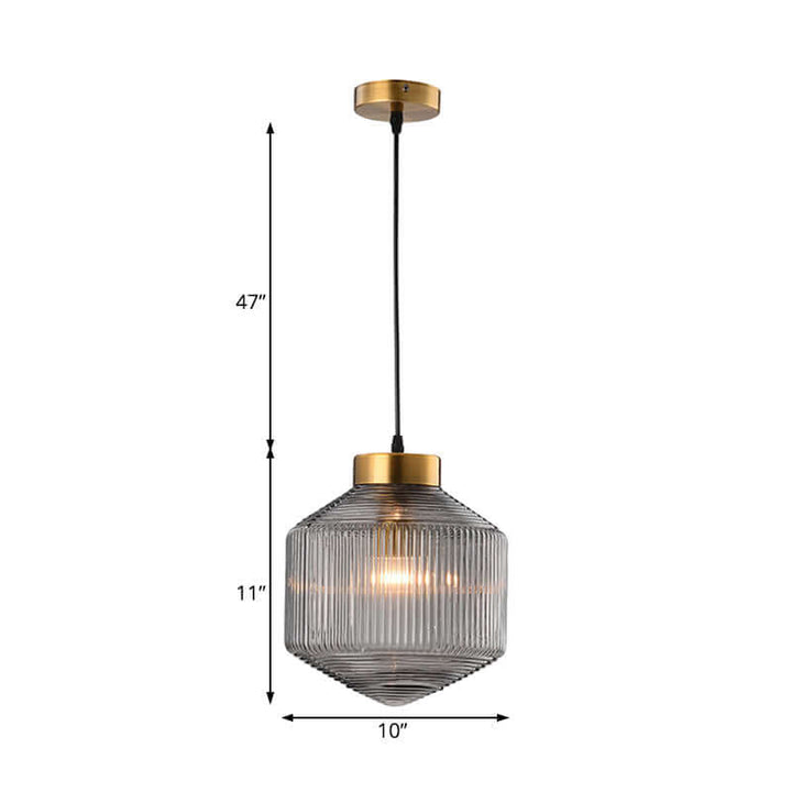 Moderne sylindrisk pendellampe
