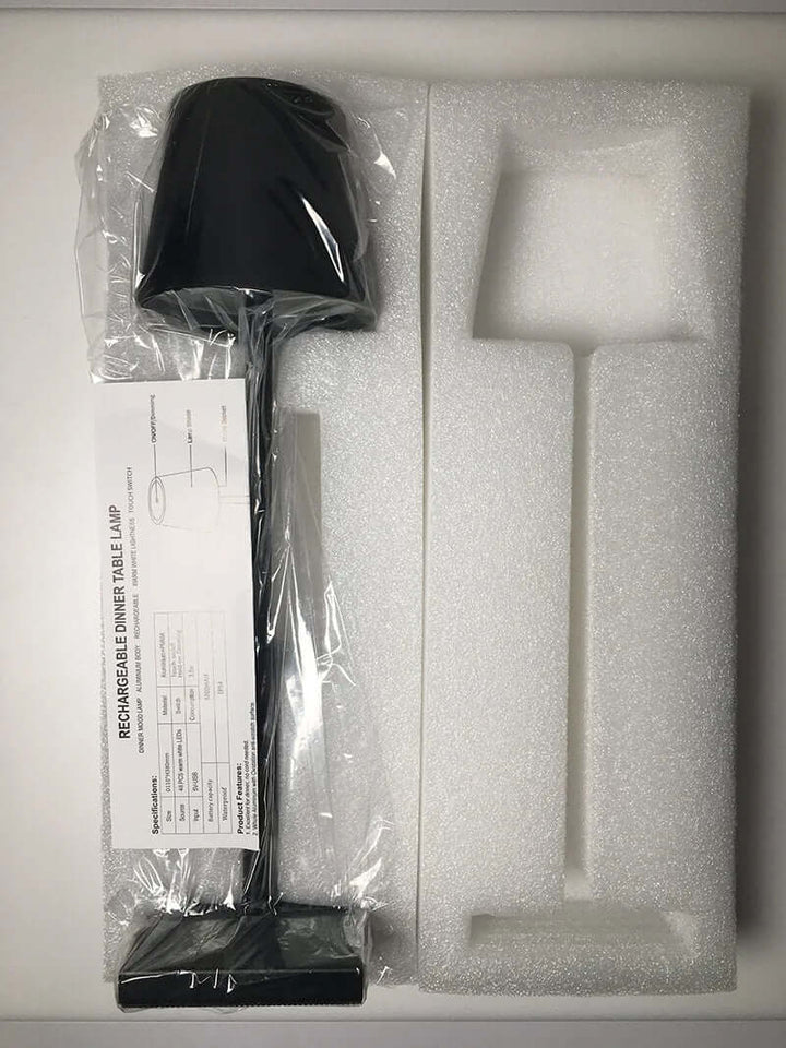Trådløs LED-bordlampe moderne interiørlys