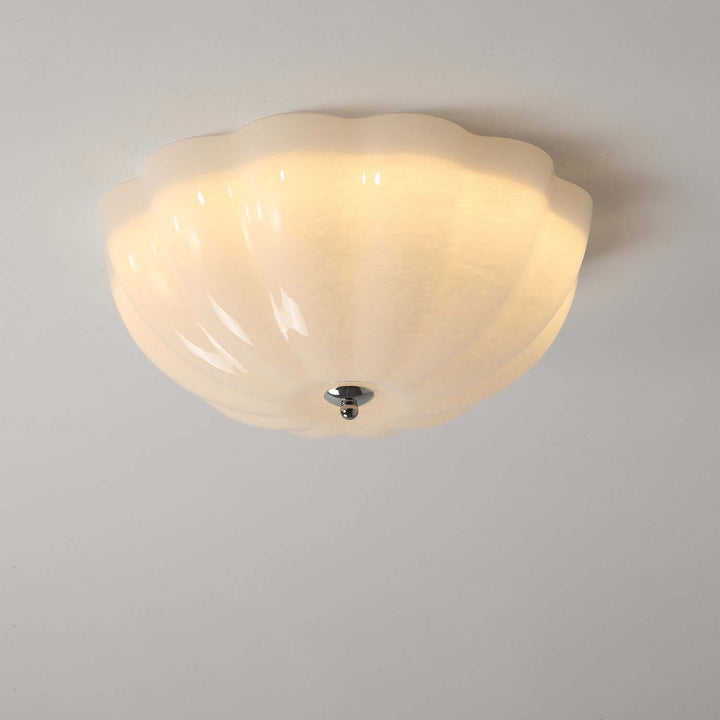 Moderne Opal Glas Loftlampe - Blødt og Diffust Lys