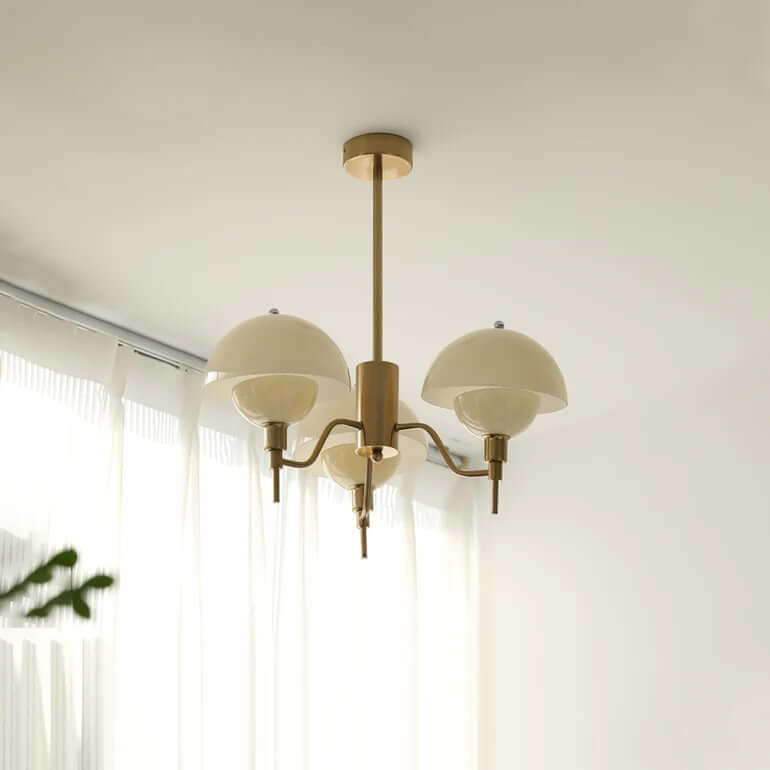 Fransk Boble Loftslampe Creme Elegance