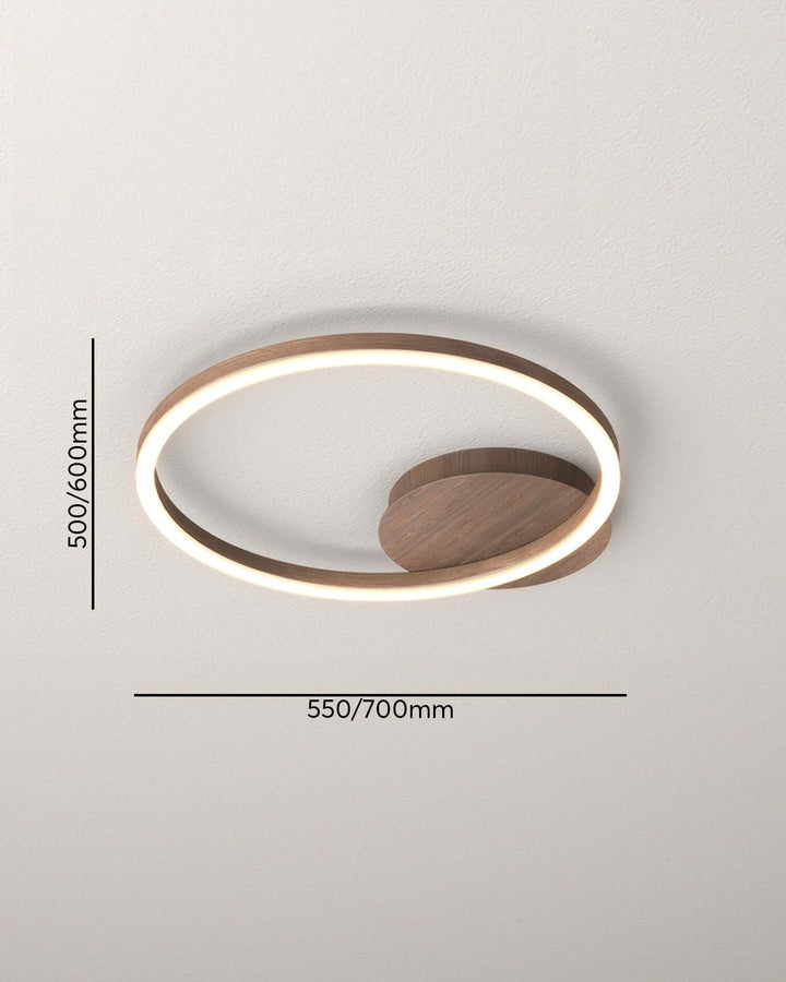 Elegant ring loftlampe