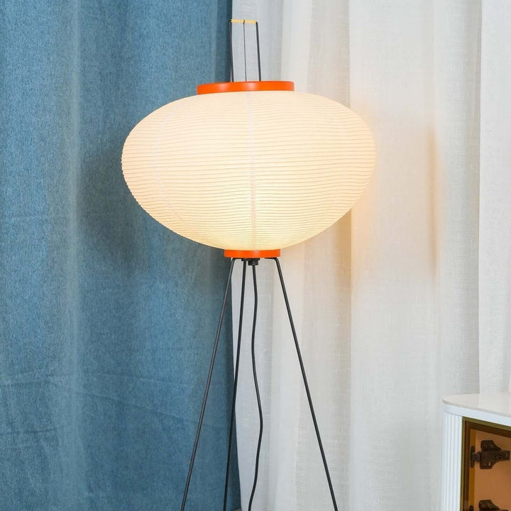 Lampadaire En Papier De Riz