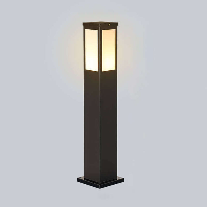 Moderne solcellelampe til udendørs brug