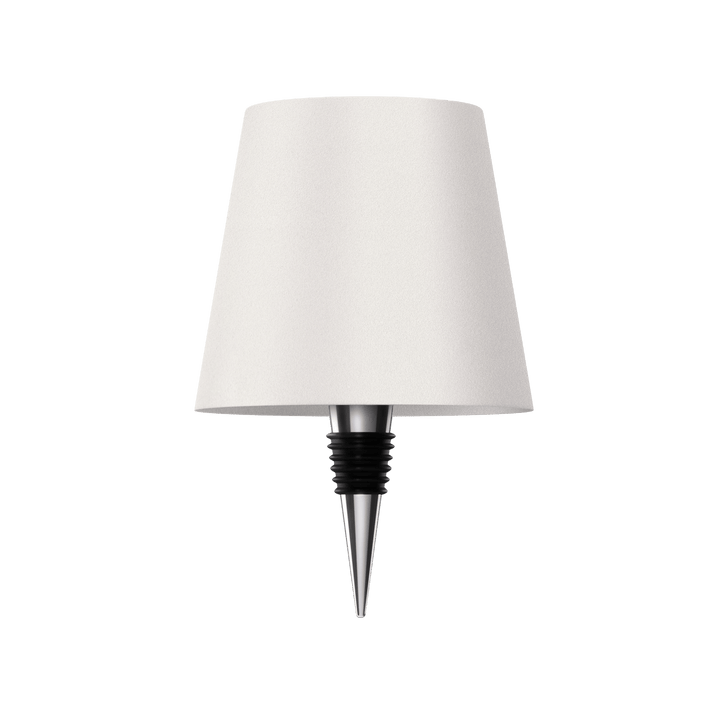 Stilfuld EcoGlow LED flaskelampe. Genbrugt belysning skaber hyggelig stemning uden ledninger.