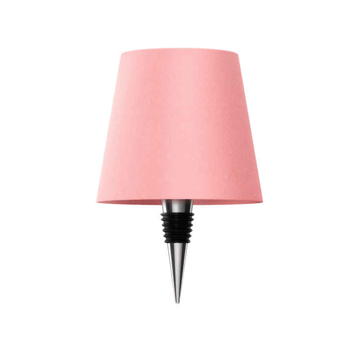 Bæredygtig EcoGlow LED flaskelampe. Genbrugsmaterialer, genopladelig, trådløs belysning.