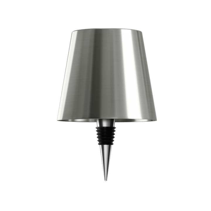 Varmt lys fra EcoGlow LED flaskelampe. Genopladelig, trådløs, perfekt til enhver indretning.