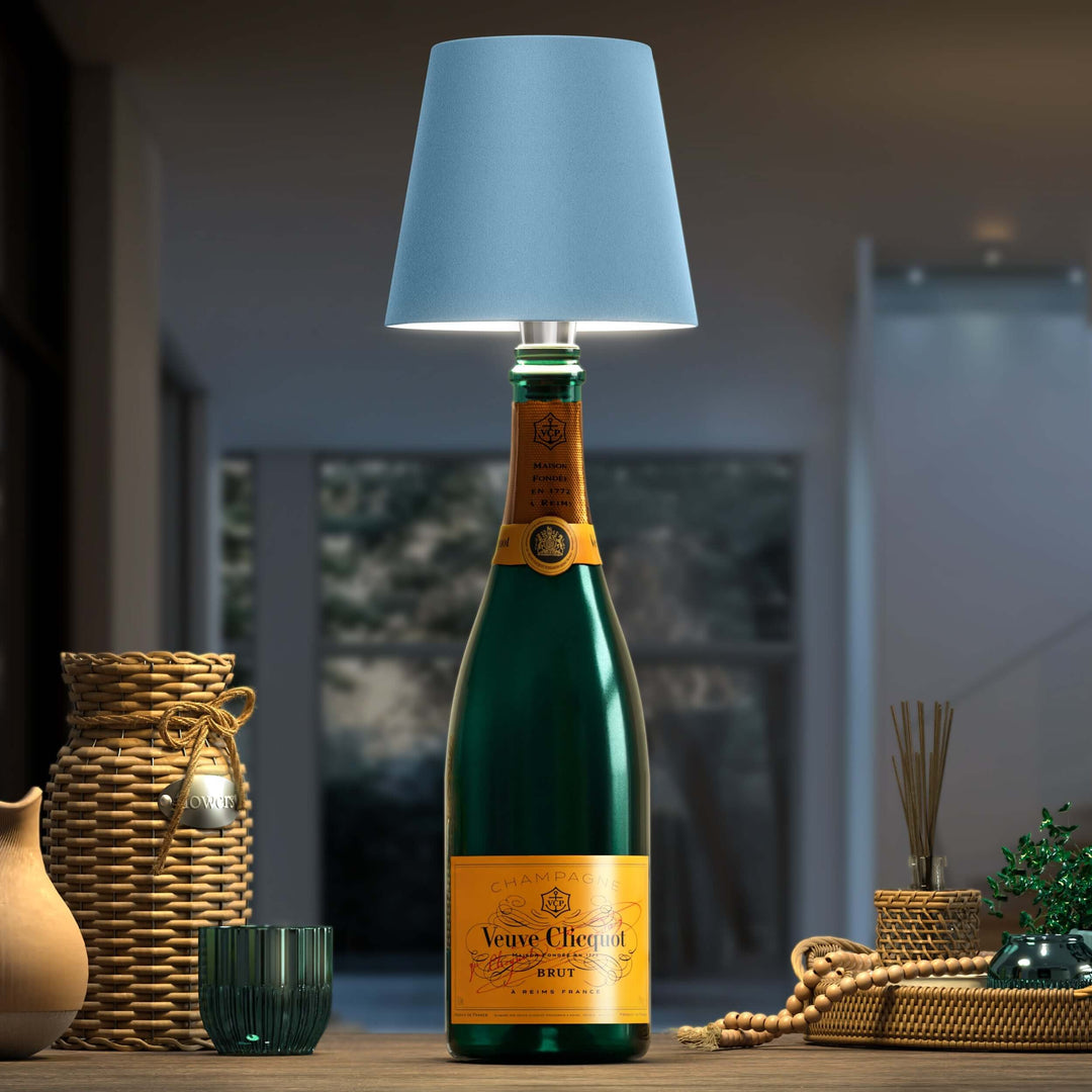 Trådløs EcoGlow LED bordlampe. Fleksibel belysning, perfekt til hygge og moderne indretning.