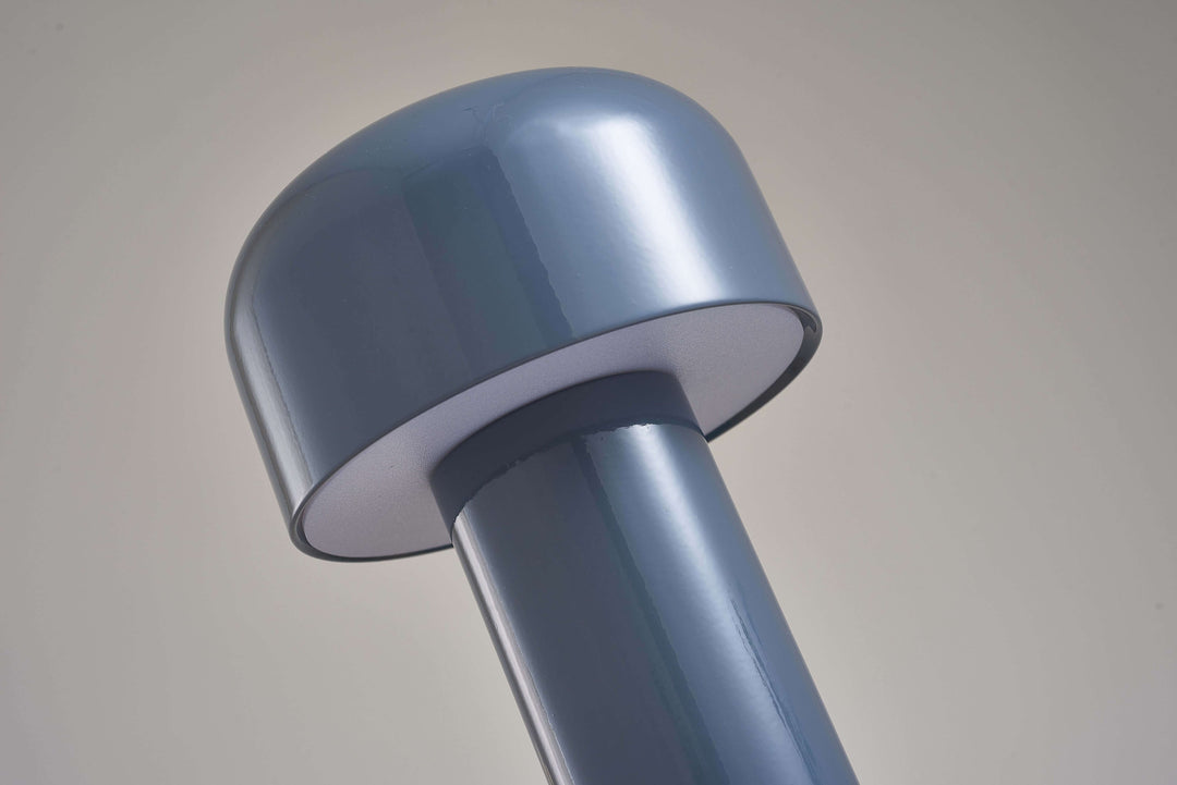 Trådløs bordlampe, italiensk champignon design