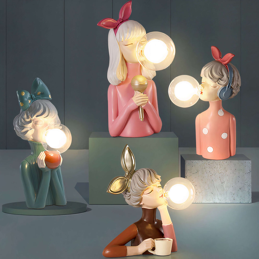 Håndlavet bordlampe fra Artisan Sisters