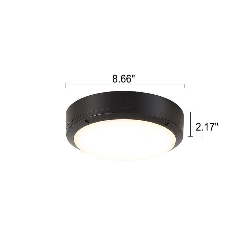 Udendørs LED-loftslampe, vandtæt aluminium