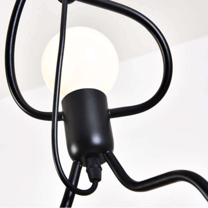 Retro pendel lampe, geometrisk lampe, indretningslys
