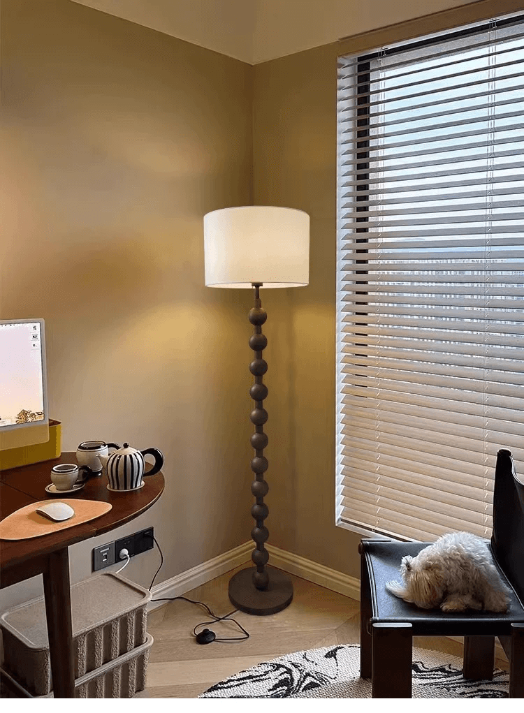 Japandi Gulvlampe Fod, Træ