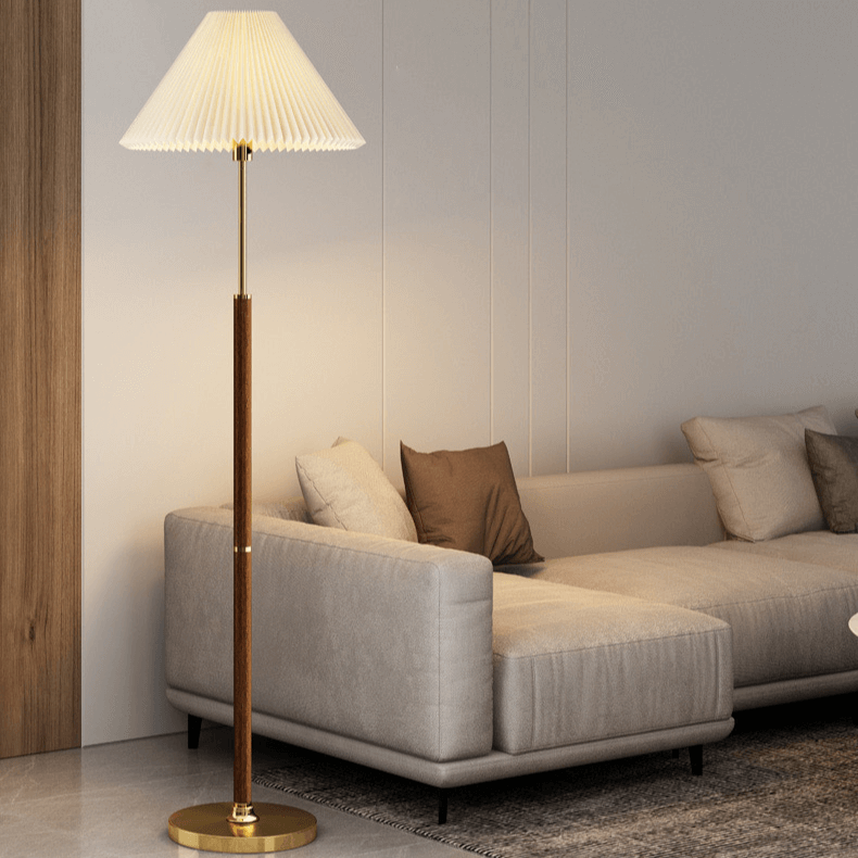 Moderne Rispapirlampe - Gulvlampe
