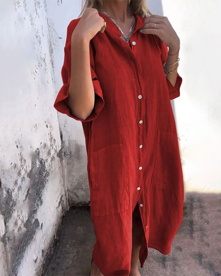 Boho tunika kjole til kvinder. En alsidig og elegant sommerkjole, perfekt til både fest og hverdag.
