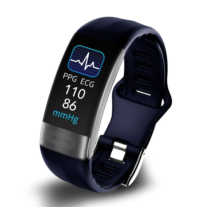 Smart armbånd med pulsmåler, søvntracker og skridttæller. Ideel til kvinder for sundhedsovervågning.