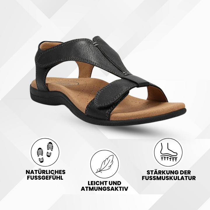 Ergonomiske ortopædiske sandaler for øjeblikkelig fodlindring og optimal komfort.