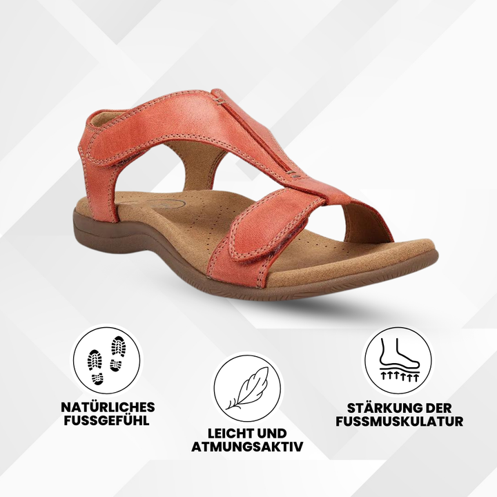 Komfortable ortopædiske sandaler med ergonomisk fodstøtte og holdbar sål.