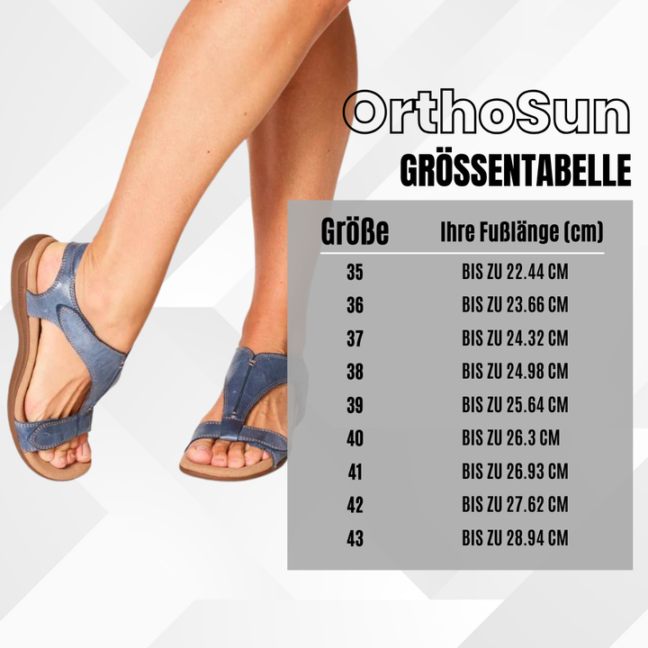 Sandaler designet til fodlindring, med ergonomisk form og støttende sål.