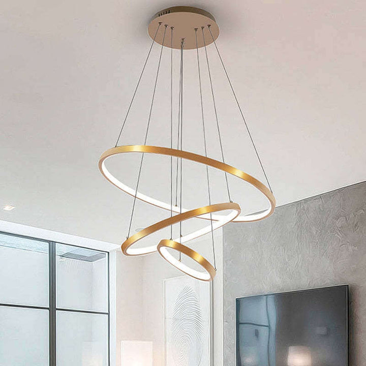 Moderne 3-ring LED loftslampe
