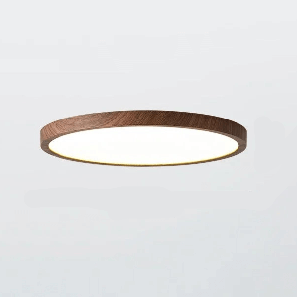 Flad rund loftlampe
