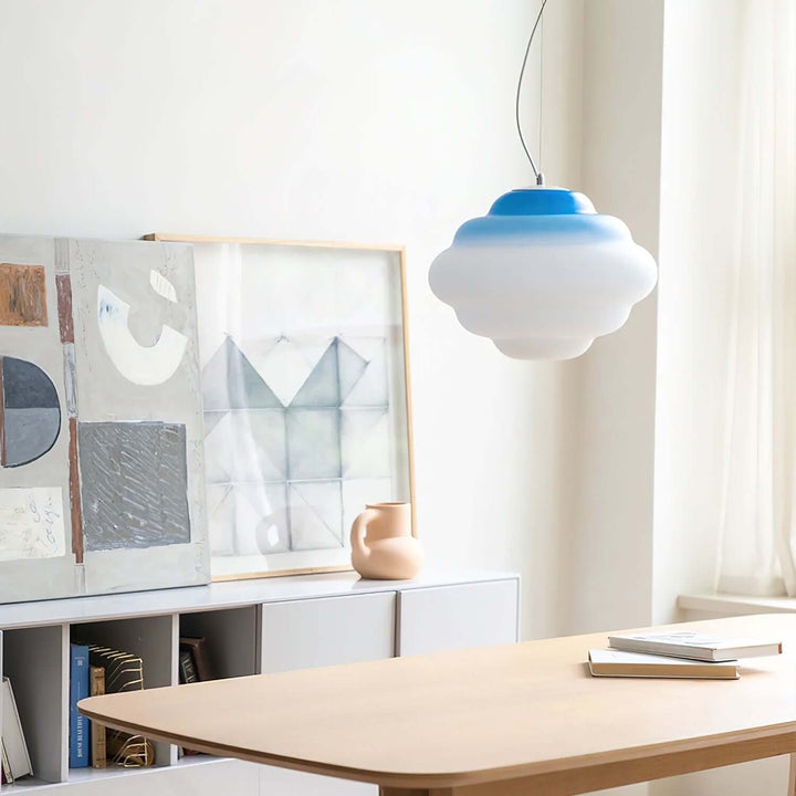 Moderne pendellampe med gradient farve