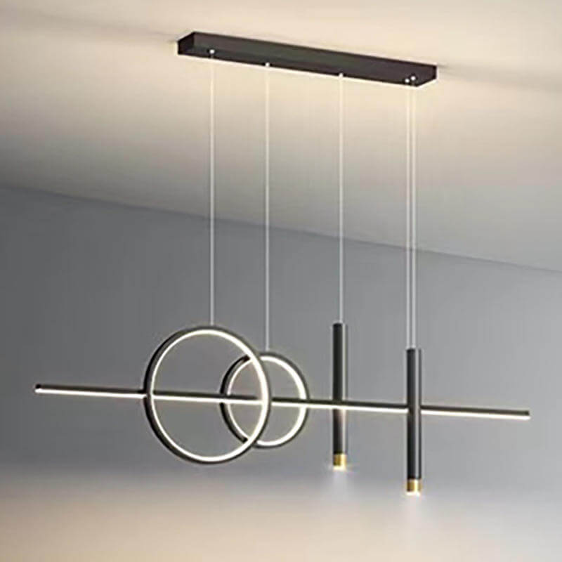 Moderne loftlampe til spisestuen