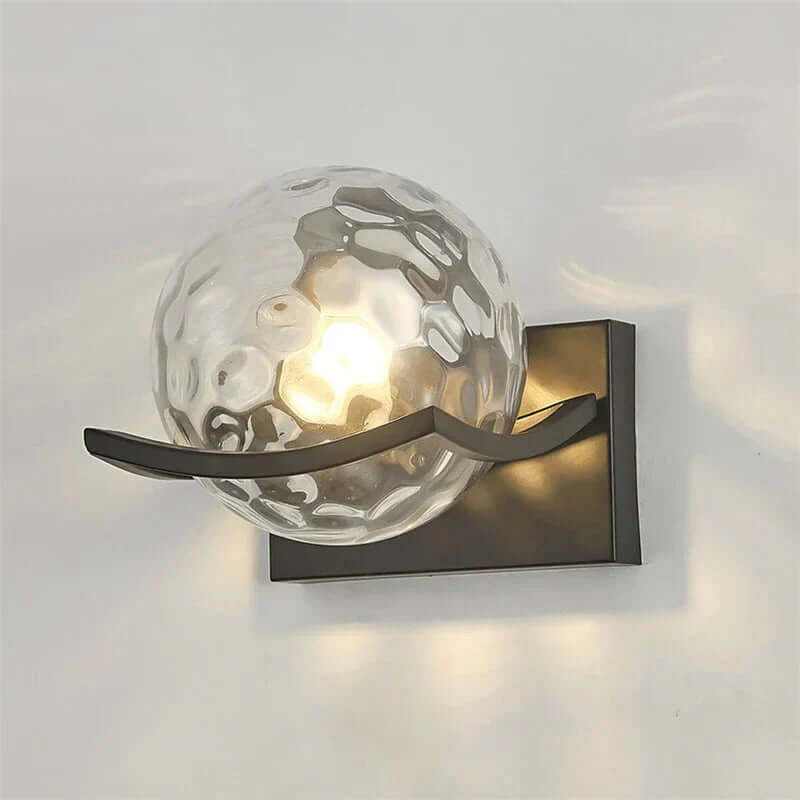 Moderne LED glasvæglampe