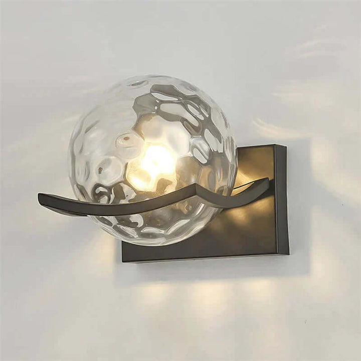 Moderne LED glasvæglampe