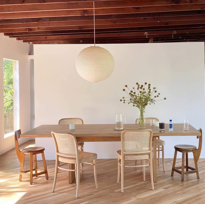 Moderne pendellampe Akari serie A
