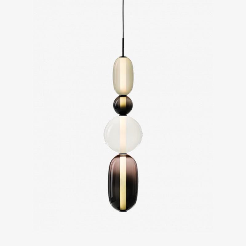 Lampe Pendante En Verre Confit