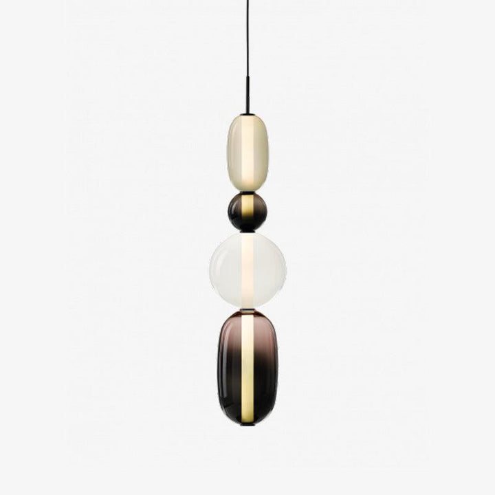 Lampe Pendante En Verre Confit