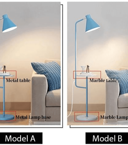 Moderne Gulvlampe med Bord