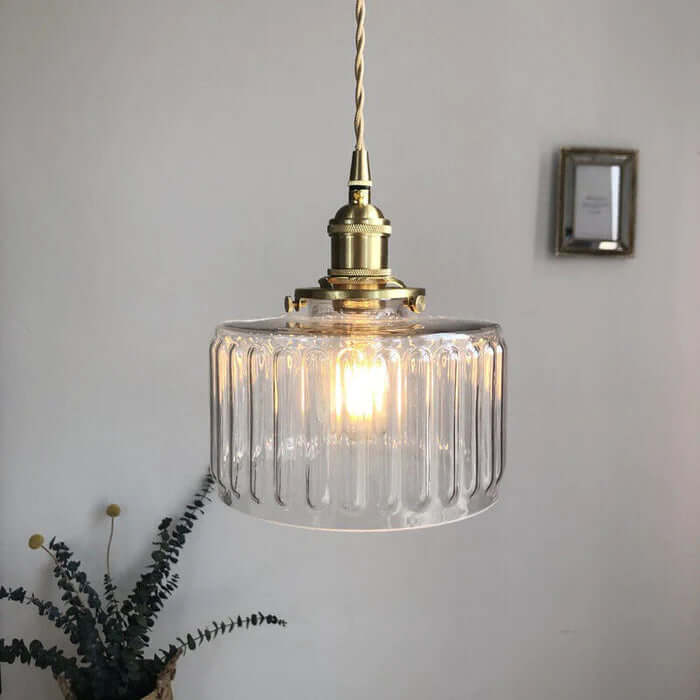 Vintage-stil glaspendel