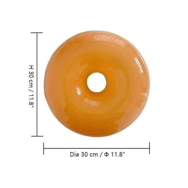 Bauhaus donut væg- og bordlampe