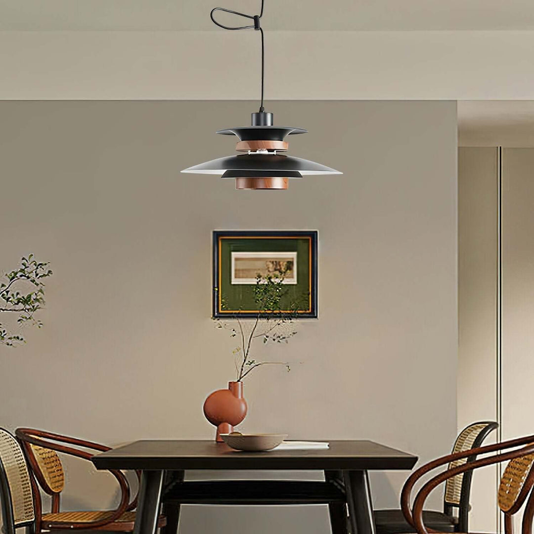 Moderne pendellampe med svingarm