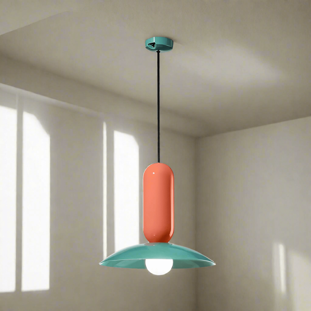 Macaron Frisbee Pendel Lampe
