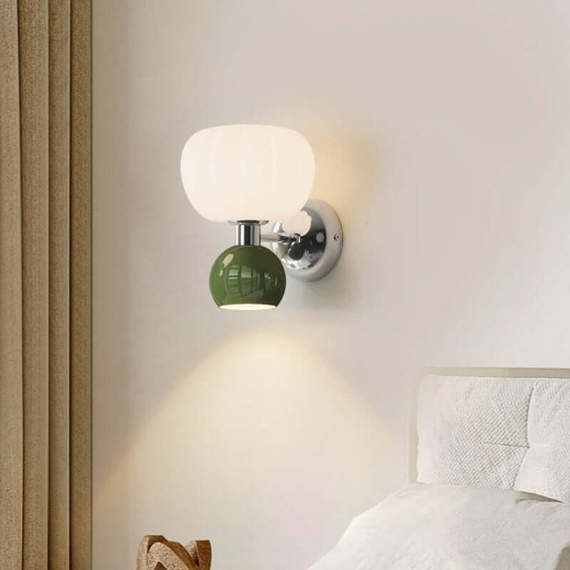 Moderne creme-farvet LED-væglampe