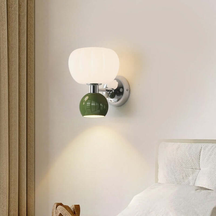 Moderne cremefarvede LED-væglamper