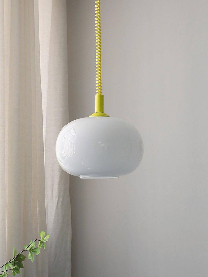 Moderne pendellampe, i stuen