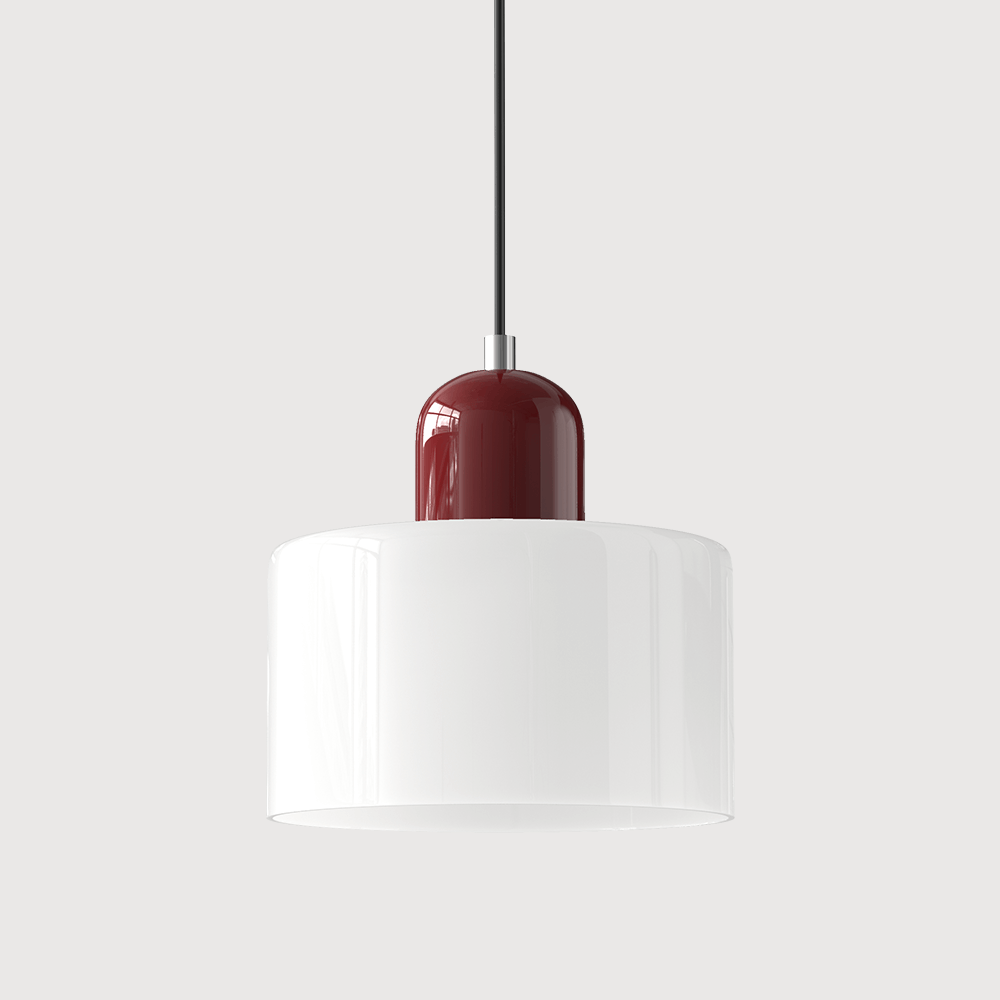 Moderni lasinen Bauhaus-tyylinen riippuvalaisin
