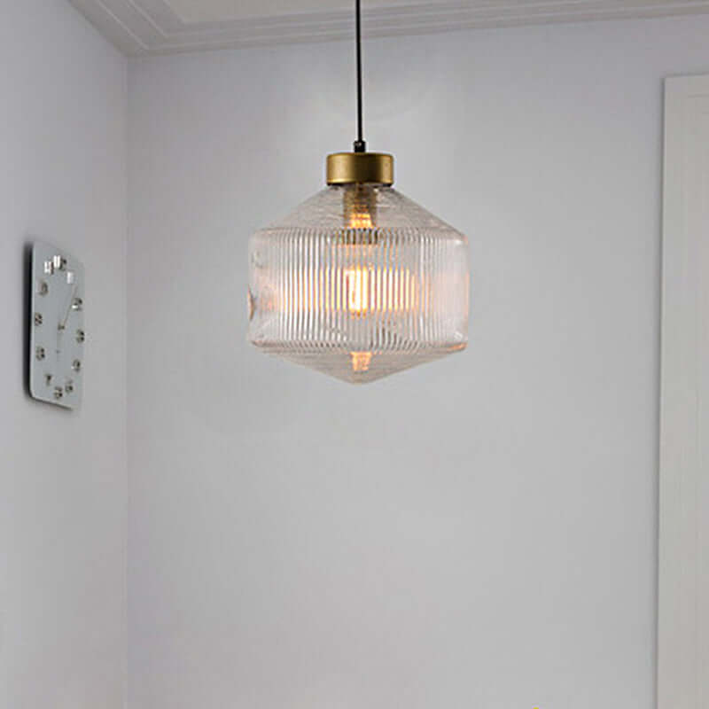 Moderne sylindrisk pendellampe