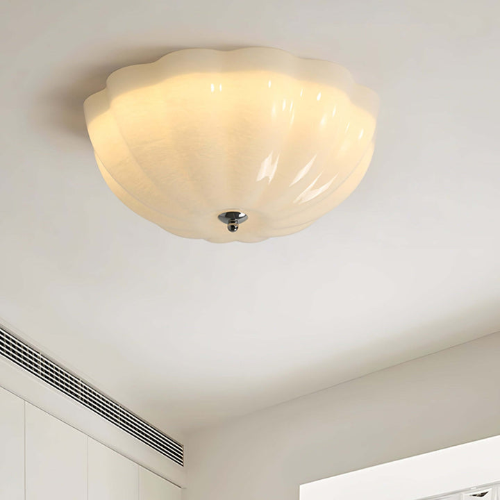 Moderne Opal Glas Loftlampe - Blødt og Diffust Lys